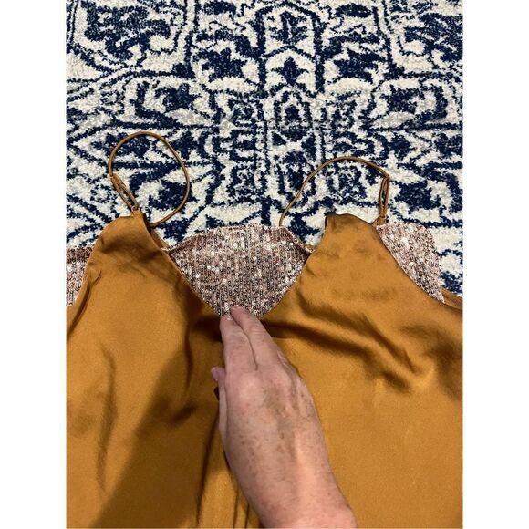 Free People Turn It On Sequined Layered Cami - Picture 9 of 13